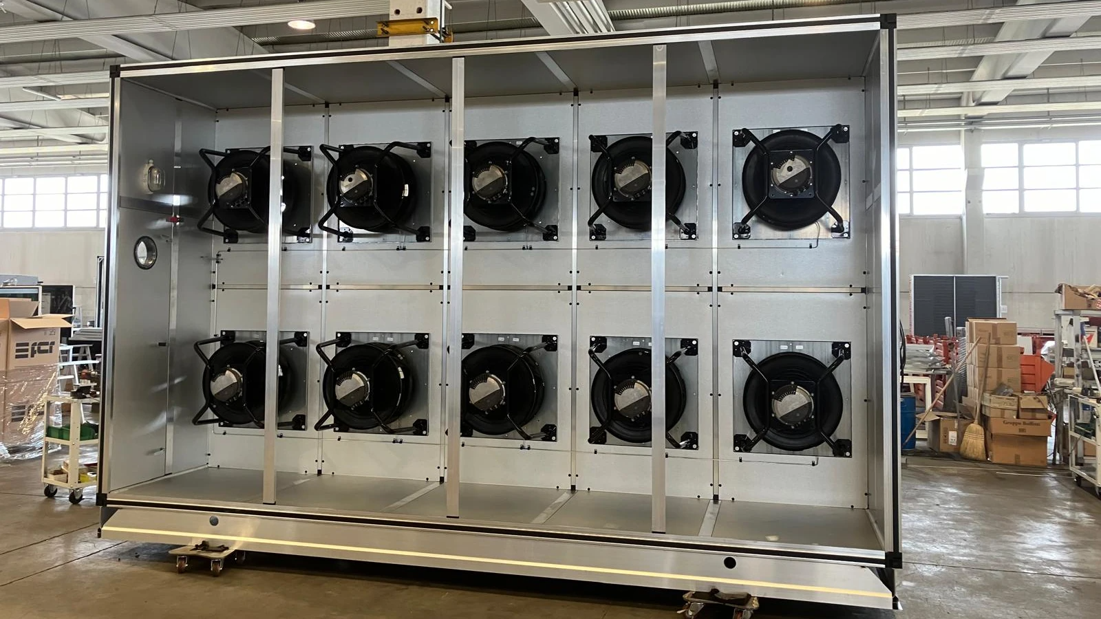 EC centrifugal fans；ebm-papst RadiPac 3C