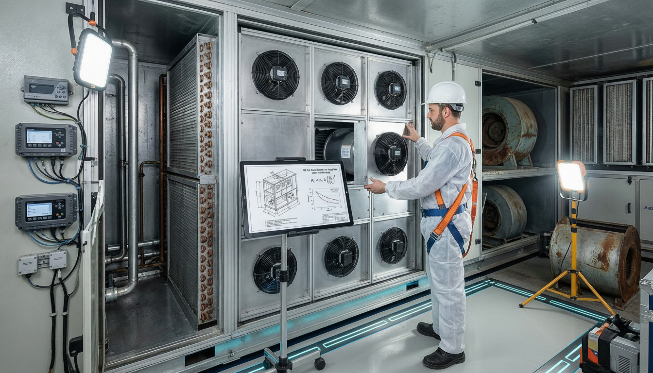 #DataCenter #DryCooler #ECFan #CoolingSystem #EnergyEfficiency #Retrofit #HVAC #PUE