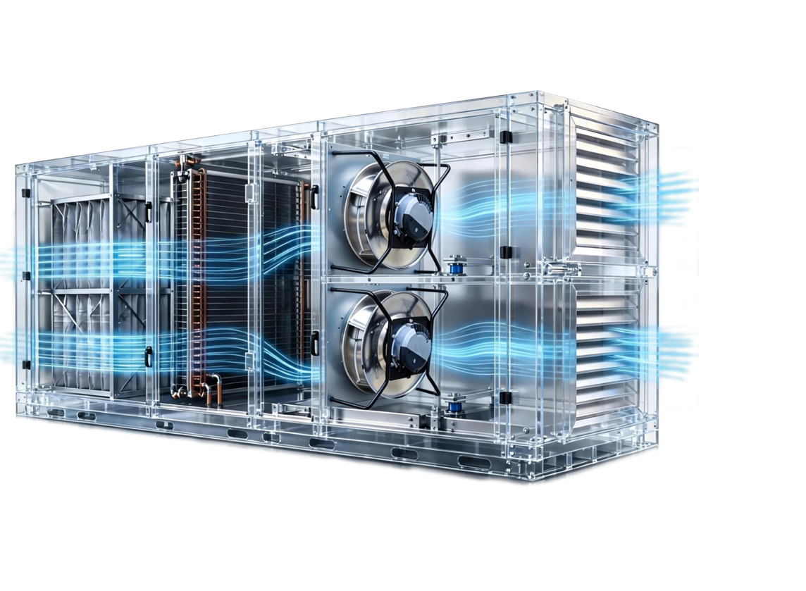 AHU Banner - Air Handling Unit 3D Render