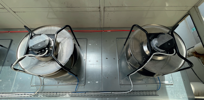 The renovated fan grids（Source from：Qey Energy Solutions）
