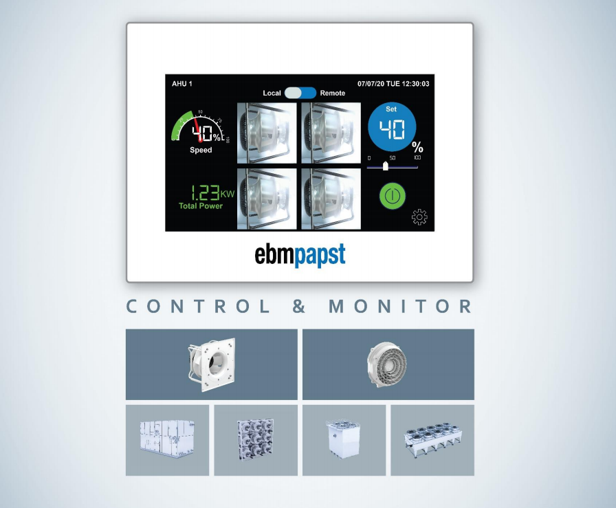 ebm-papst CONTROL&MONITOR model