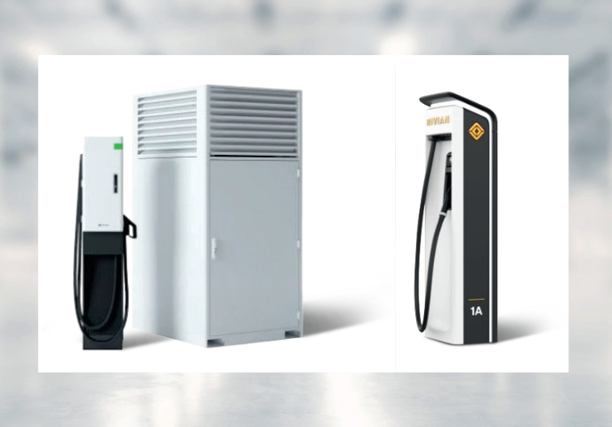 power cabinet and multiple downstream charging dispensers