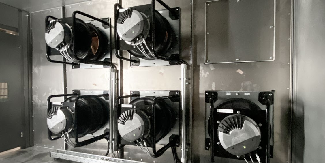 The FanGrid has been designed so that an additional fan can be easily installed at any time(Source|AIRnorm GmbH)